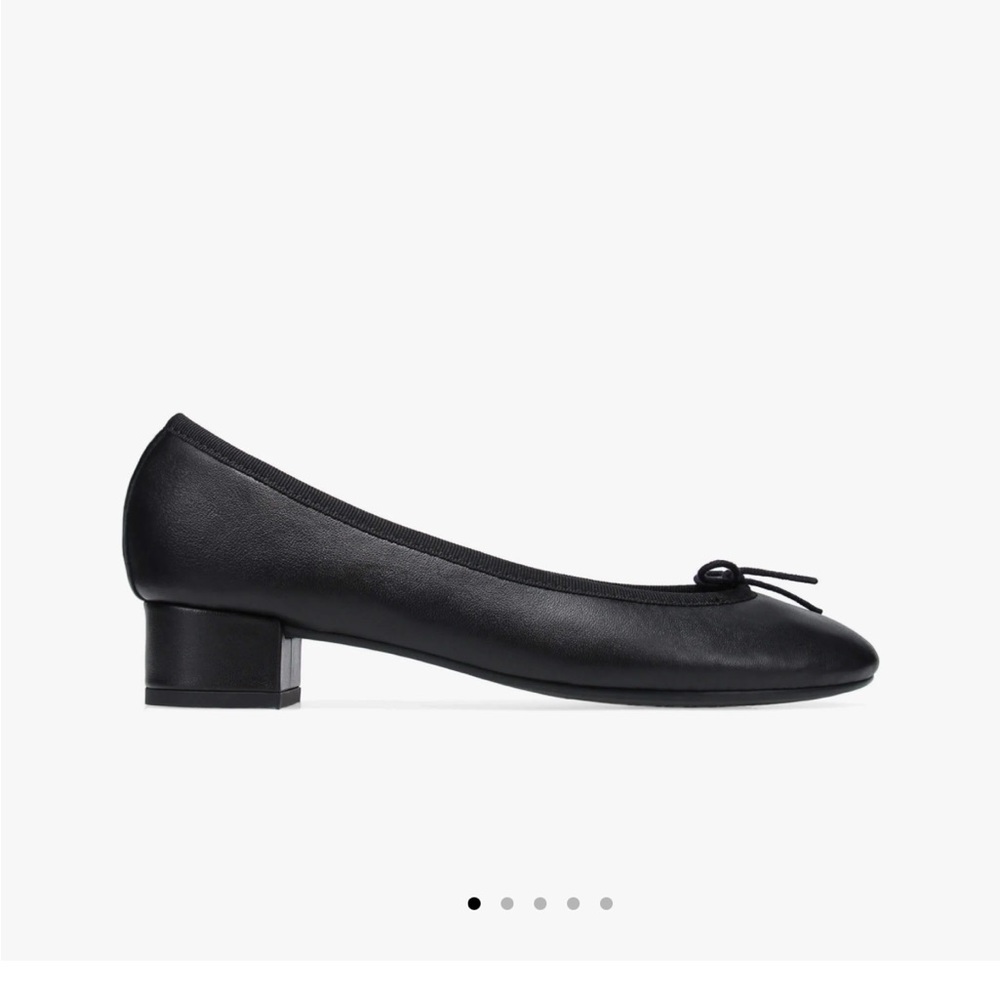 Repetto Black Block Heel Shoes